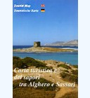 Touristische Karte Region Alghero und Sassari