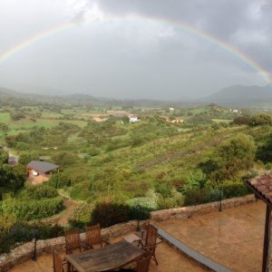Regenbogen bei Torpe/Posada