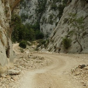 Straße zur Cala Sisine