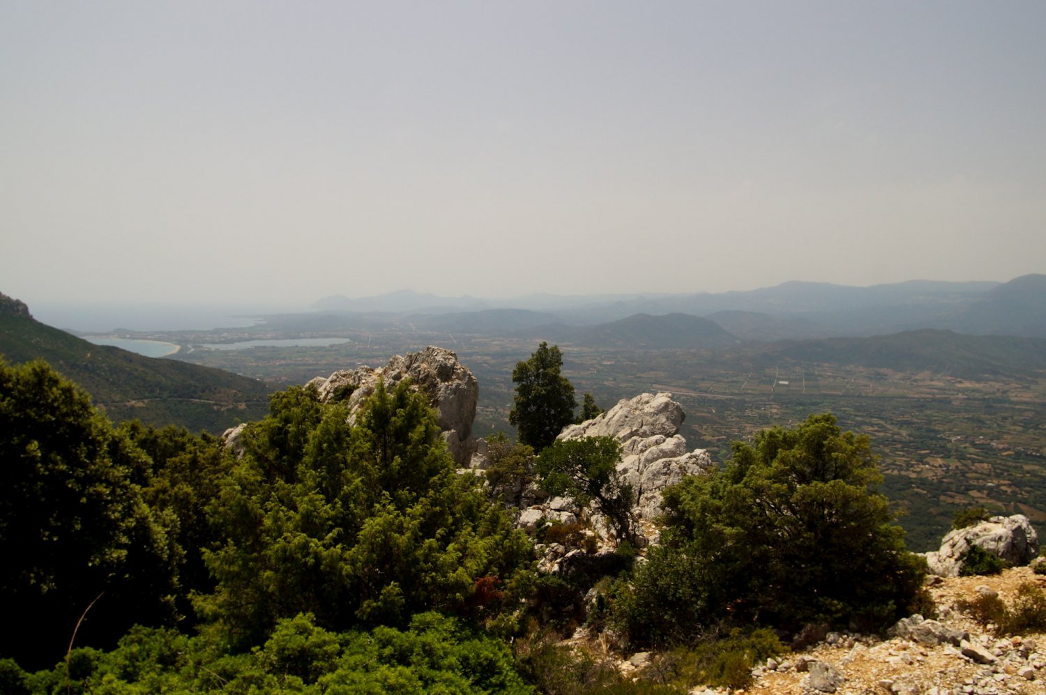 Blick von Baunei Richtung Arbatax